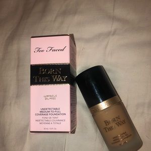 Too faced born this way foundation in warm beige